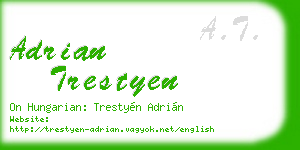 adrian trestyen business card