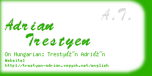 adrian trestyen business card